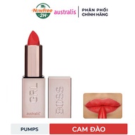 Son Thỏi Australis Dưỡng Môi #Pumps - Cam Đào 3.2g