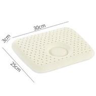 泰國乳膠枕頭天然枕頭芯護頸枕【嬰兒定型枕30*20*5cm+送內外枕套（小禮盒包裝】