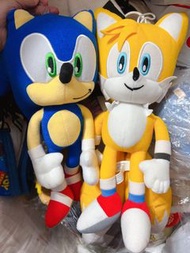（代購賣$6xx）《買一送一*得呢套 不議價 不包郵》美國sega正版 sonic公仔 超音鼠公仔 音速小子公仔 約30至35 cm 「送」sonic tails公仔 Sonic the Hedgeh