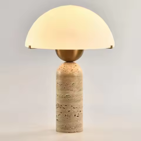 Yellow Cave Stone Modern Design Nordic Creative Home Bedside Wabi Uki Cream Unique Moon Decorative D