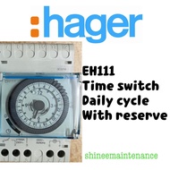 Hager Timer time switch daily cycle with reserve EH111 / EHN111