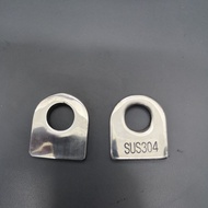 S/S  DOOR KNOT 不锈钢 门饵 5.0mm 1/4"X1-1/4x1-1/2" STAINLESS STEEL