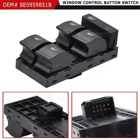 8E0959851B 8E0959851D 8E0 959 851 B / D 5PR For Audi A4 B6, B7 Driver Side Electric Master Power Win
