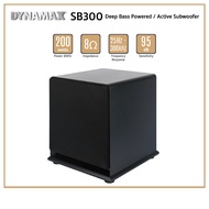 DYNAMAX SB300 12" 450W(MAX) Deep Bass Active Subwoofer 12" for Home, Powered Subwoofer