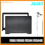 JDJRT Laptop Shell for ASUS TUF Gaming FX504G FX504GE F80 FX80 LCD BACK COVER &amp; Bezel + Hinges HDGHR