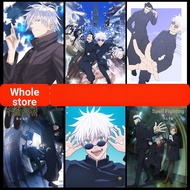 Spell Back to Battle Second Season Poster Wall Sticker Japanese Anime Poster Gojo Satoru Xia Youjie 
