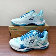 Badminton Shoes yy Same Style ELZ3 Light Blue White Purple 65Z375th Anniversary Men Women Training R