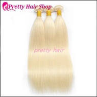 Blonde 613# Peruvian Virgin Straight Human Hair with Frontal