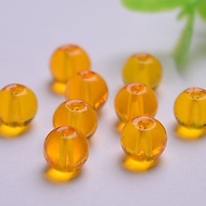 0.5kg fresh yellow stone beads size 8-10mm