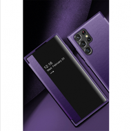 Samsung S23+ 素皮皮套 - 紫色