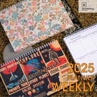 Handwriting 2025 B5 Weekly 52 Weeks Planner Hardcover Landscape PWDHC-B5