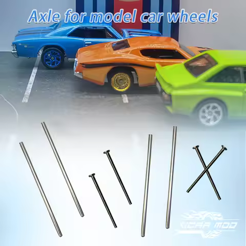 1/64 Model Car Wheels Axle For Hot Wheels Model Car Standard Modified Parts Collection Vehicle for H