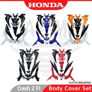 HONDA Dash 2 FI Fuel Injection Full Body Cover Set Coverset BodySet Dash 110 2 Dash2Fi Dash2 - Black