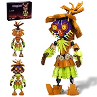 BOTW Skull Kid with Majora's Mask Building Blocks,BOTW Link Action Figure with Majora's Mask Buildin