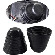 Led Light Dust Cover,2 Pcs Black Headlight Dust Cover 2.75 Inches-3.93 Inches Adjustable Size for Ca