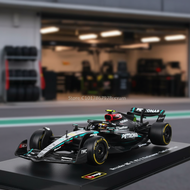 Bburago 1:43 Mercedes-AMG F1 W15 2024 #44 Alloy Diecast Car Model Toy Collectible Russell Hamilton  