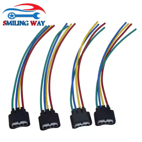 Ignition Coil Female Connector Plug Harness Cable Wire 4 pins For Toyota Lexus Scion Pontiac Chevrol