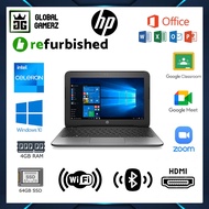 Murah Laptop For Student And Office Use HP Stream 11 Pro G2 Laptop [ Intel Celeron | 4GB DDR3 Ram | 