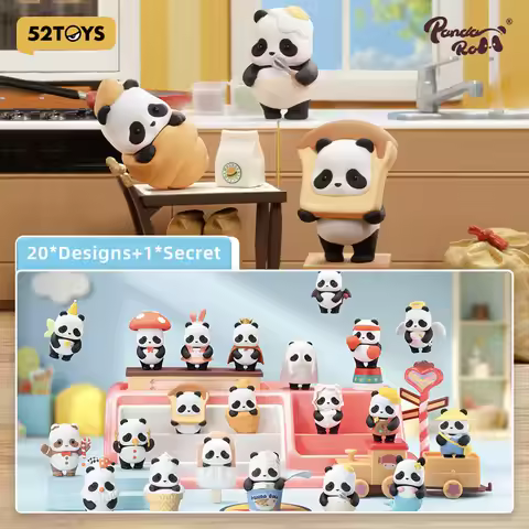 52TOYS Mystery Box Panda Roll MINI ME Dress-up Series, whole set 20 pcs, Blind Box, random cute Anim