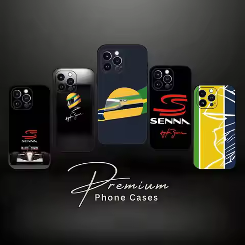 Racing Driver A-Ayrton S-Senna Phone Case For iPhone 17,16,15,14,13,12,11 ,Pro Max,XS,X,XR,SE,Mini,8
