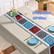 PVC Table Cloth 140*180cm Simple Modern Restaurant Table Cloth / Coffee Table Cloth Waterproof Oil P