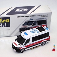 ERA36 1/64 Mercedes-Benz Sprinter Hong Kong PEU Charge Car Airport Police Car Alloy Model
