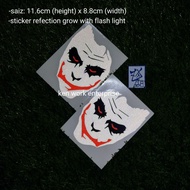 Sticker joker reflection