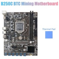 B250C Miner Motherboardthermal Pad 12 Pcie To Usb3.0 Graphics Ca