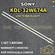 SONY KDL-32W674A TV LED BACKLIGHT BARU READY STOCK KDL32W674A 32W674A