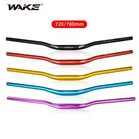 WAKE Mountain Bike Handlebar Aluminum Alloy Handlebar 720mm 780mm MTB Bicycle Handlebar Diameter 31.