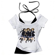 Kawaii Jojifuku Crop Top - Grunge Anime Style