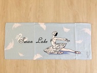 Ballet Swan Lake天鵝湖。白天鵝芭蕾伶娜超細纖維毛巾