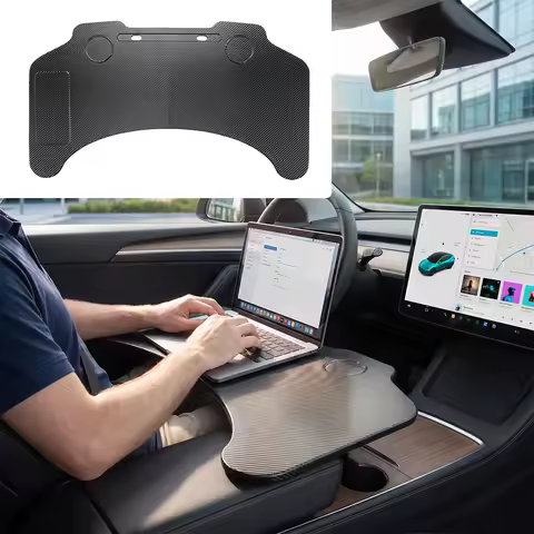 For Tesla Model 3 Highland Model Y Juniper Model 3/Y Model YL Car Steering Wheel Laptop Tray Food De