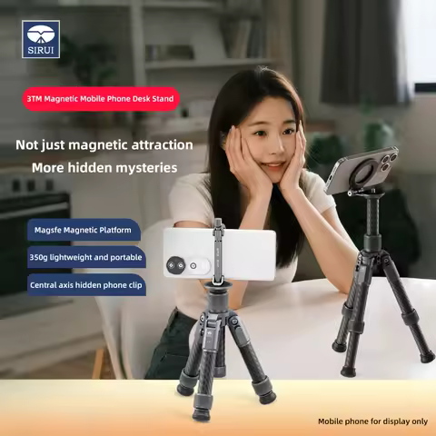 Sirui 3TM Mobile Magsafe Magnetic Desktop Tripod Low Angle Shooting