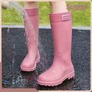 SUGIGMY Outdoor Water Shoes - PVC Waterproof & Non-Slip Rain Boots for Women