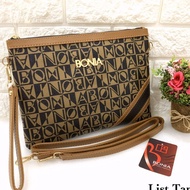 Banyak Dipakai.. Tas Batam BONIA LINE Super Premium Import Clutch sele