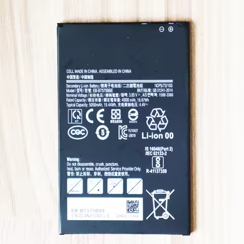 Newest original Cell Battery EB-BT575BBE 5050mAh 3.85V-4.4V For Samsung Galaxy Tab Activte 3 SM-T575
