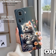 Latest OPPO RENO 11 5G Case - Latest OPPO RENO 11 5G Softcase - Cat Fashion Case - OPPO RENO 11 5G Case - Softcase Pro Camera - Tpu - Casing OPPO RENO 11 5G - Hp Protector - Cover Hp - Flexible Case - Case - Latest Case - Mika Hp