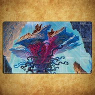 Magic Card Game Play Mat, Suitable for Trading Card Game Play Mat, Rules Zones TCG CCG Play Mat Comp