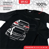 [BND] Toyota Camry XV40 F&R T-Shirt Camry T-Shirt Premium Quality Car T-Shirt Automotive T-Shirt
