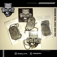 Kalung logo TNI AD TNI AU TNI AL / Kalung TNI / Dog tags us army / Kalung army / Kalung monel