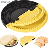 [gongjing3] 3-in-1 Tortilla Sealer, Tacos Tortilla Crimper Maker, Adjustable Size, For 6"-10" Crust,
