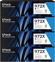 972X Ink Cartridges High Yield Replacement for HP 972X 972A 972 Compatible with HP PageWide Pro 477d