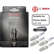 Spark Plug WR78X 0242232505 Bosch Super 4 Proton Satria 1.3 1.5 4G13 4G15