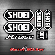 Sticker helm j cruise stiker Helmet SET SHOEI J-Cruise