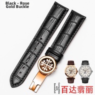 Woalmorn | Crocodile Pattern Leather Watch Strap