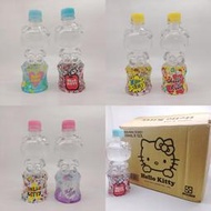 （1箱12瓶）HELLO KITTY 礦泉水 瓶裝水  330ml 三麗鷗&amp;悅氏  6款X2套共12瓶含紙箱