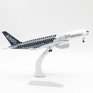 Airbus Factory Carbon Fiber Livery A350 XWB 20cm  Diecast Aircraft Model on Stand