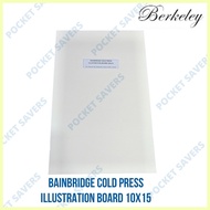 ▮ ✎ ◸ BAINBRIDGE Cold Press Illustration Board (15 x 20 / 10 x 15 inches) Berkeley