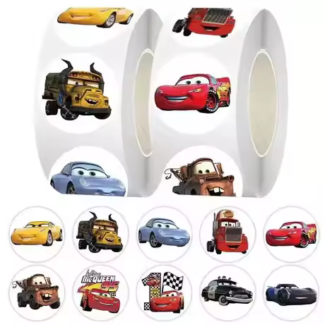 1pc Disney McQueen Stickers, Student Prizes & Rewards, Motivational Gifts for Students. Cute Cartoon